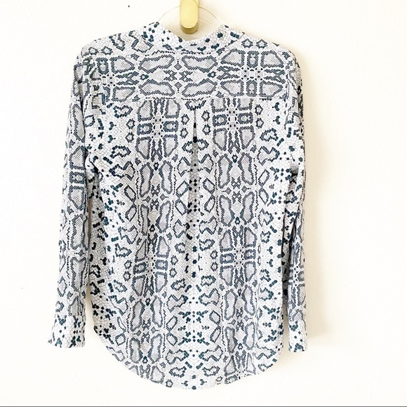 Equipment Essential Python Print Silk Shirt size small - Picture 10 of 16
